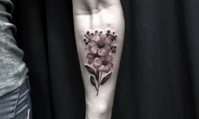 january birth flower tattoo