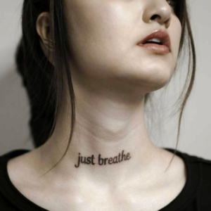 Just breathe tattoo 3