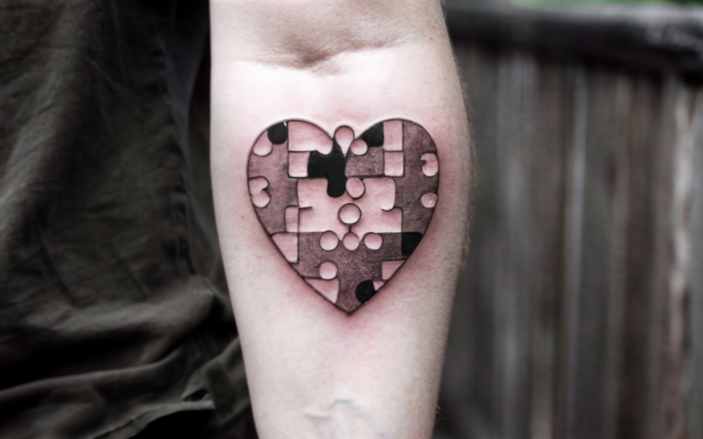 Puzzle Piece Tattoos