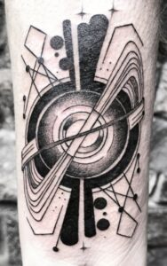 Saturn tattoo 2