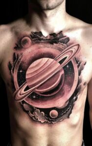 Saturn tattoo 5