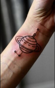 Saturn tattoo 7