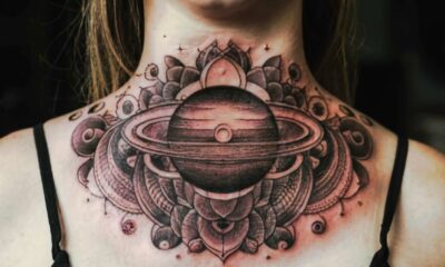 Saturn tattoo cover