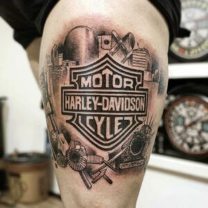 harley davidson tattoos 15
