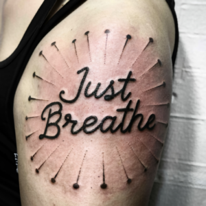 just breathe tattoo 11