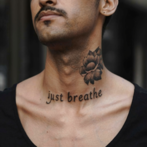 just breathe tattoo 14