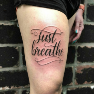 just breathe tattoo 5