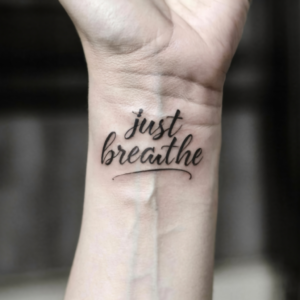 just breathe tattoo 6