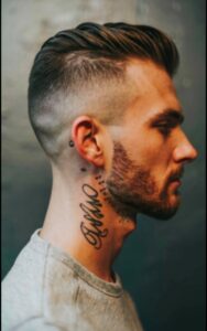 Male Behind Ear Tattoos 6