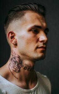 Male Behind Ear Tattoos 4