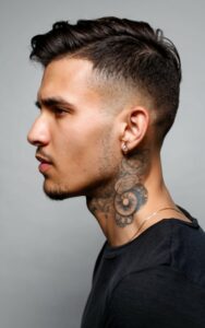 Male Behind Ear Tattoos 2