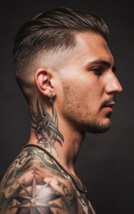 Male Behind Ear Tattoos 15