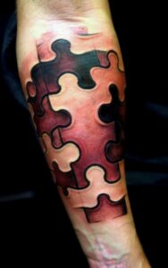 puzzle piece tattoo 1