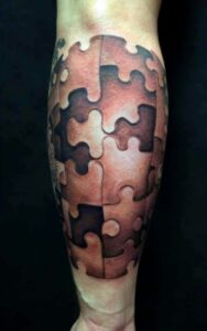 puzzle piece tattoo 3