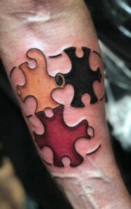 puzzle piece tattoo 5