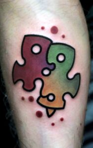 puzzle piece tattoo 6