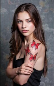 red butterfly tattoo 12