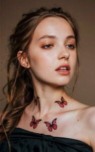 red butterfly tattoo 5