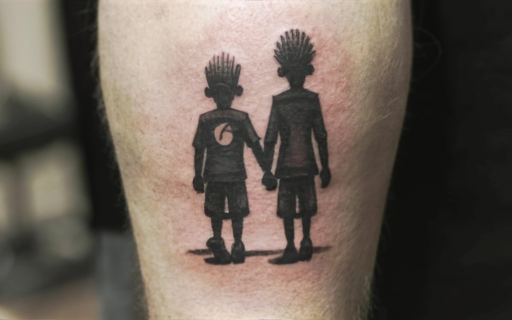 Son and Father Tattoo
