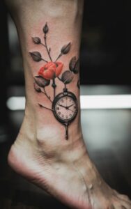 Timeless Clock Tattoo 1