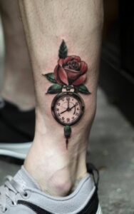 Timeless Clock Tattoo 11