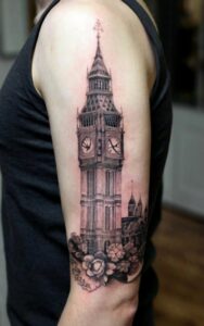 Timeless Clock Tattoo 19