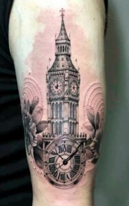 Timeless Clock Tattoo 20