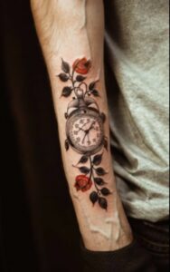 Timeless Clock Tattoo 3