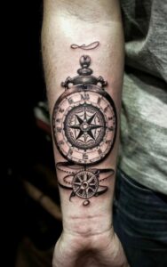 Timeless Clock Tattoo 8