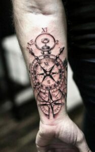 Timeless Clock Tattoo 9