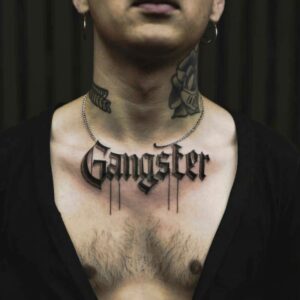 Gangster Wicked Tattoo Lettering 1