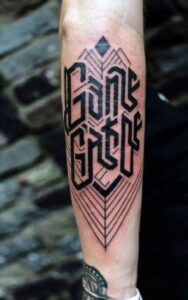 Gangster Wicked Tattoo Lettering 11