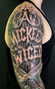 Gangster Wicked Tattoo Lettering 15