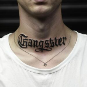 Gangster Wicked Tattoo Lettering 2