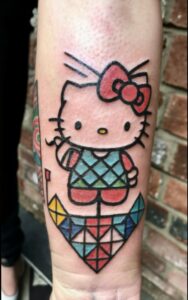 Hello Kitty Tattoo 3