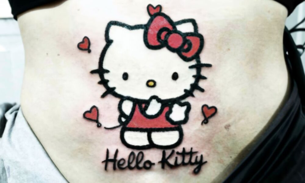 hello kitty Tattoo Cover