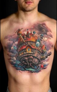 Howls Moving Castle Tattoos 6