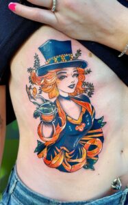 lady luck tattoo 2