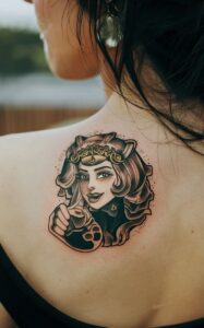 lady luck tattoo 4