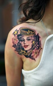 lady luck tattoo 5