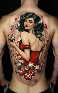 lady luck tattoo 9