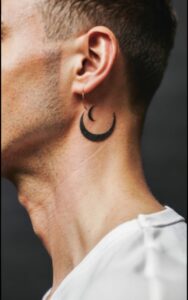 male behind the ear tattoo 16
