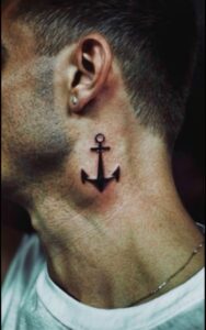 male behind the ear tattoo 2