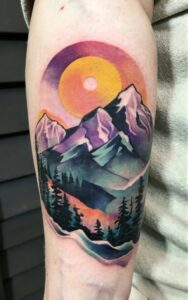 mountain tattoo 13