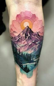 mountain tattoo 6