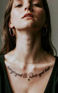 Names on Neck Tattoo 11