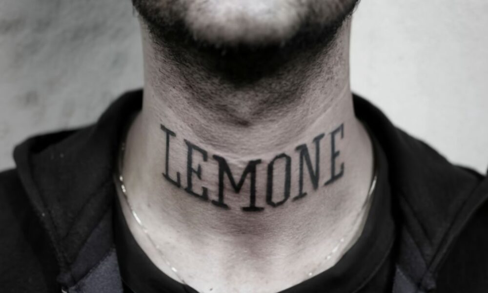 Names On neck Tattoo Cover