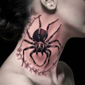 Black Widow Tattoos 10