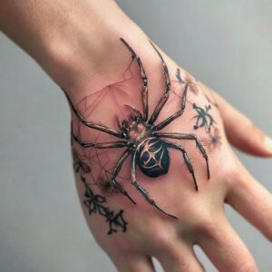 Black Widow Tattoos 16