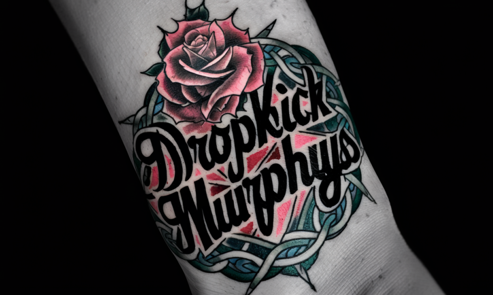 Dropkick Murphys rose tattoo